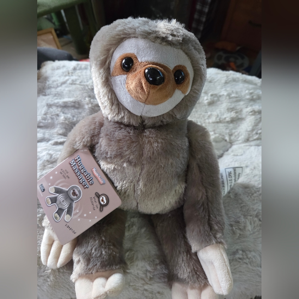 Cuddly Sloth Plush  Massager